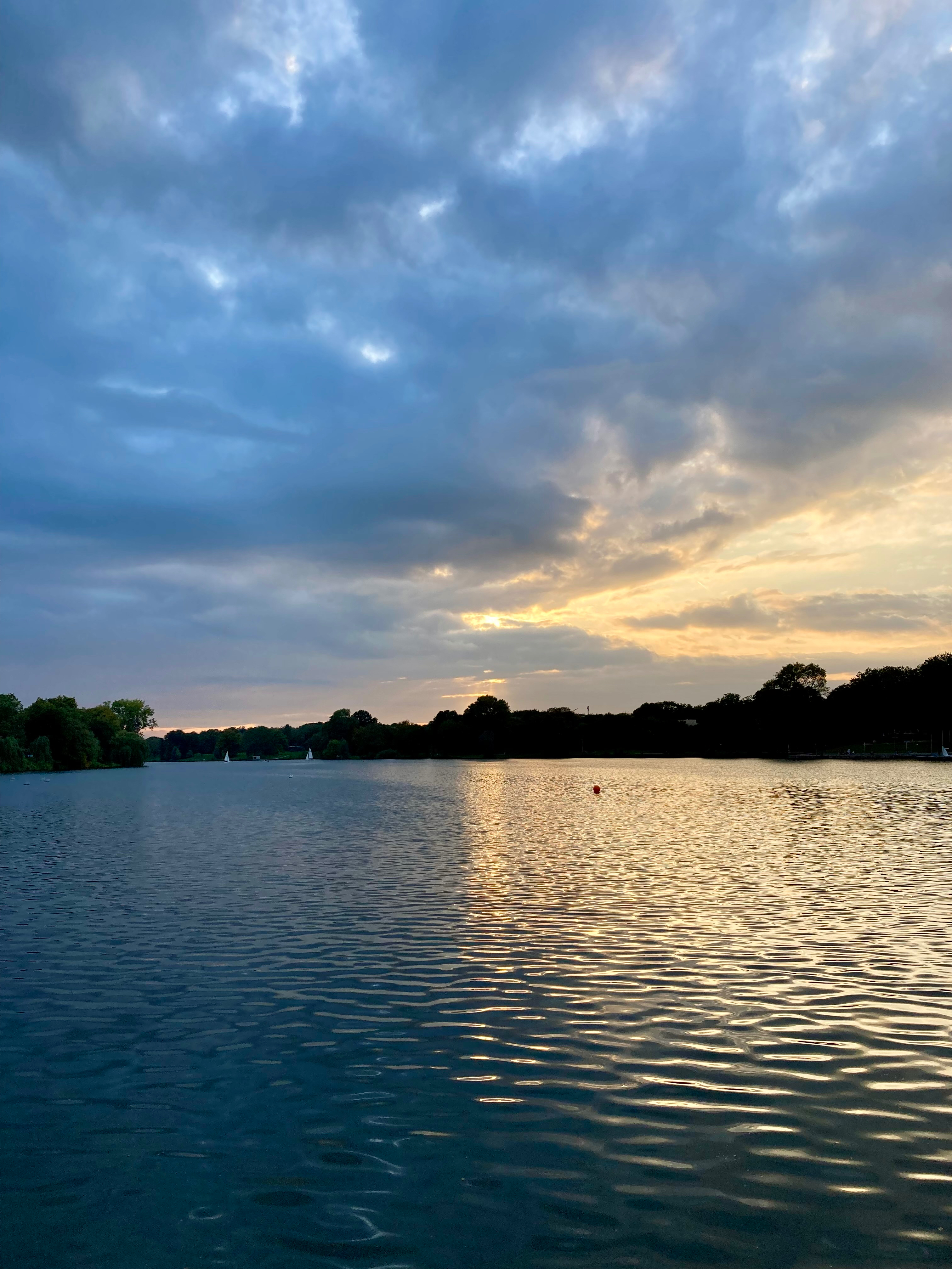 The sky couldn't make up its mind...