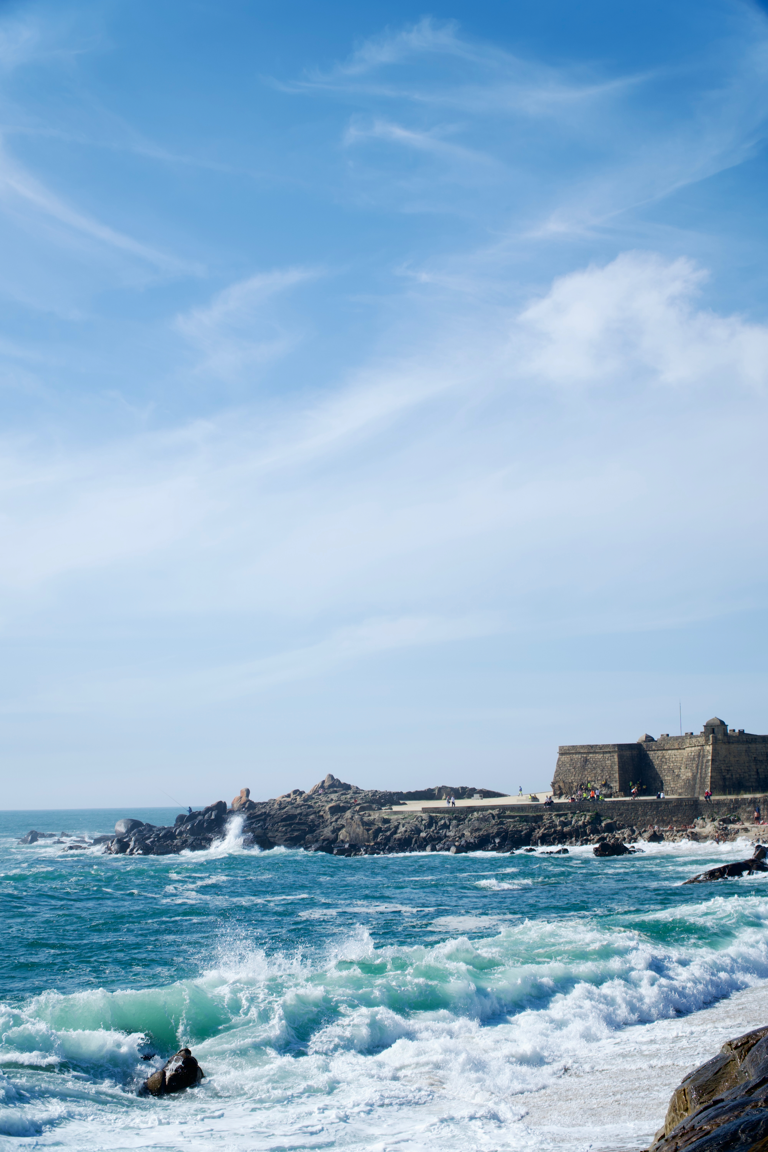The fort stands. The ocean keeps trying.